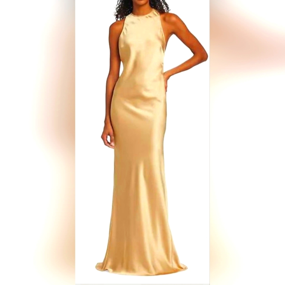 Ronny Kobo, Eliah Dress, XS, Champagne